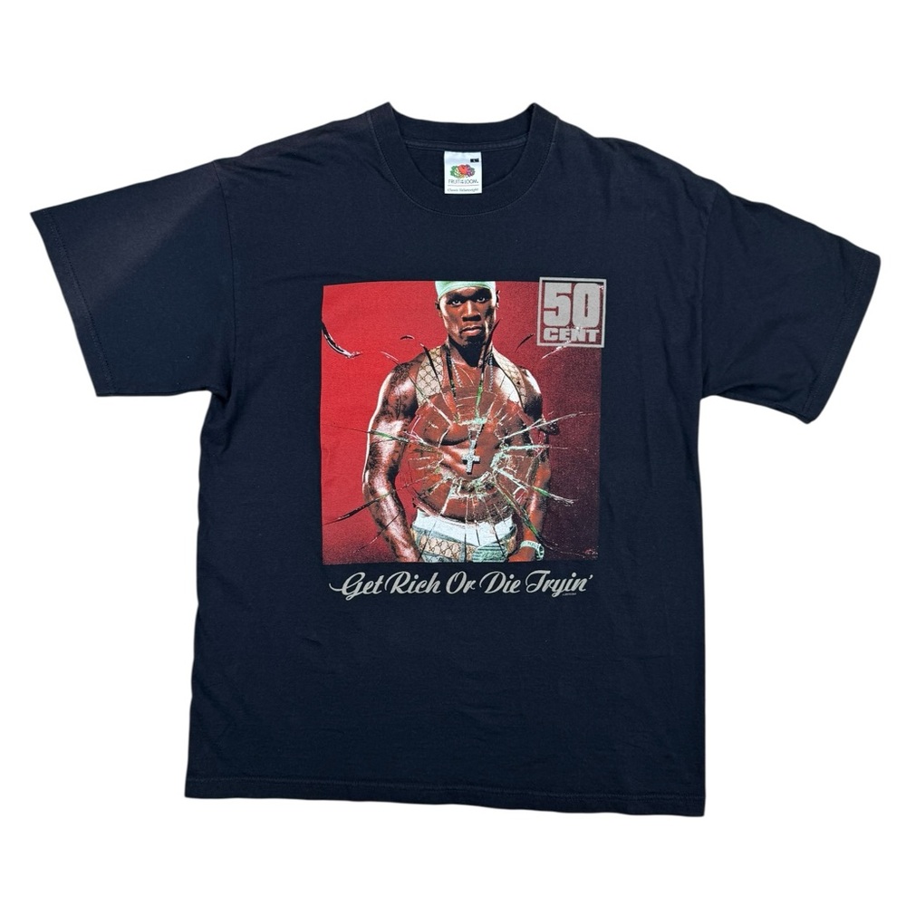 Vintage 50 Cent 2004 Get Rich Or Die Tryin’ Short Sleeve T-Shirt